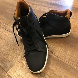 Express Men’s High Top Faux Leather Sneakers -10.5